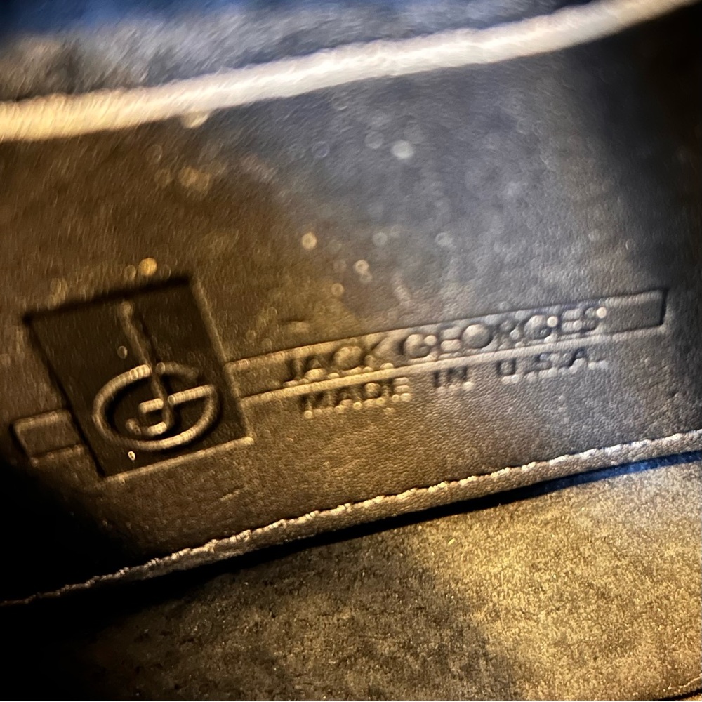 Jack George’s Vintage Black Leather Crossbody Bag - Picture 16 of 16